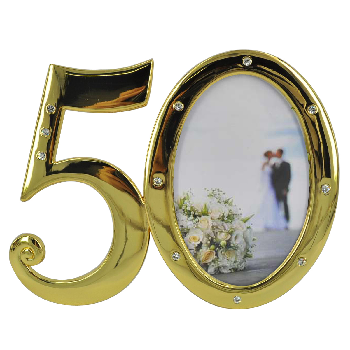 "50" memory photo frame